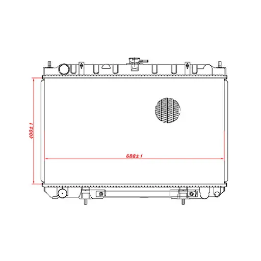 رادیاتور آب ماکسیما اتوماتیک آلومینیومی کوشش رادیاتور