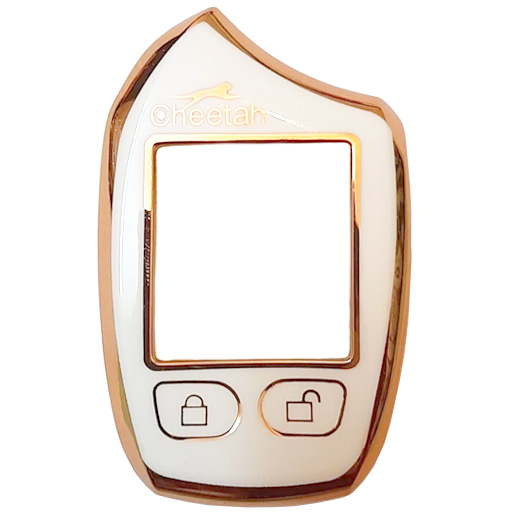 کاور طرح کربن ریموت دزدگیر چیتا s886 سفید