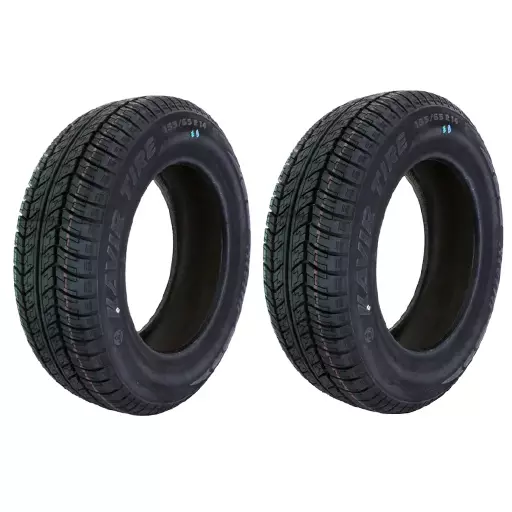 لاستیک کویر سایز 185/65r14 گل kb27 دو حلقه ای (فروش ویژه نقدی)