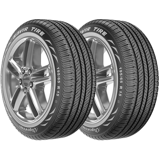 لاستیک کویر سایز 195/65R15 گل KB47 دو حلقه ای