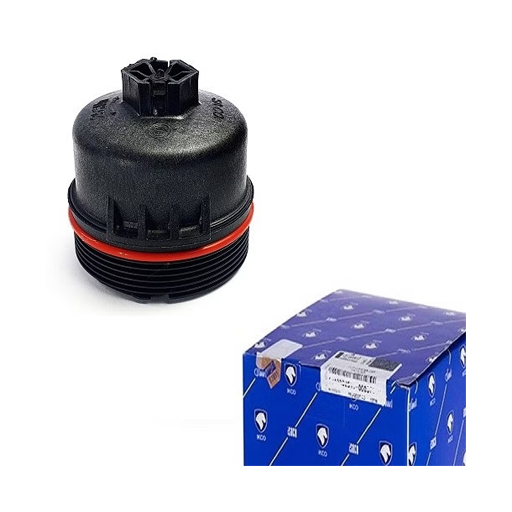 درپوش فیلتر روغن پژو 206 ایساکو پایه کوتاه با اورینگ 613500312