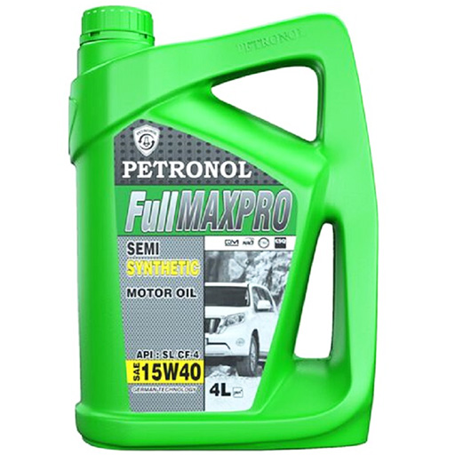 روغن موتور پترونول 15w40 sl/cf-4 مدل full max pro نیمه سینتتیک یک لیتری