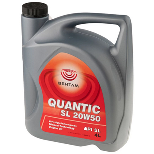 روغن موتور بهتام روانکار sl 20w50 5000 مدل Quantic چهار لیتری