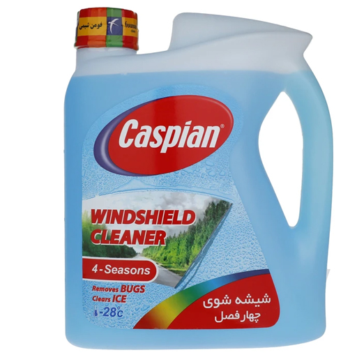 مایع شیشه شوی کاسپین چهار لیتری