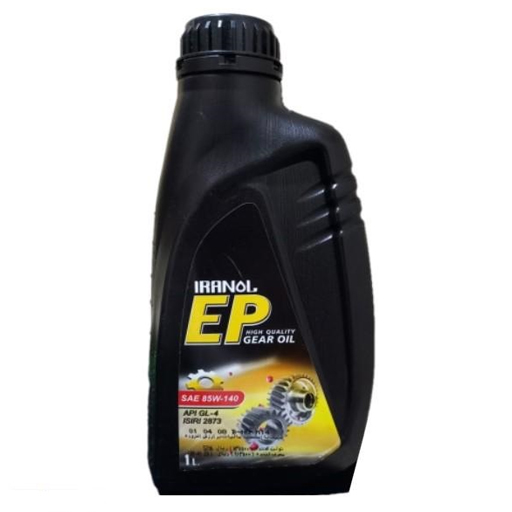 روغن گیربکس دستی ایرانول 85w140 GL4 یک لیتری