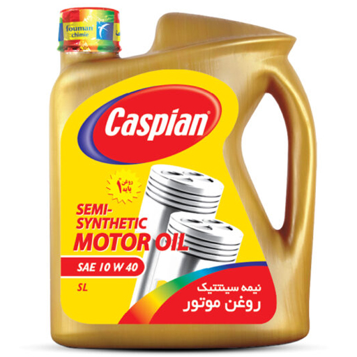 روغن موتور کاسپین 10w40 sl/cf نیمه سنتتیک چهار لیتری