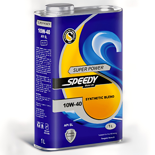 روغن موتور اسپیدی سوپر پاور 10w40 sl/cf نیمه سنتتیک یک لیتری