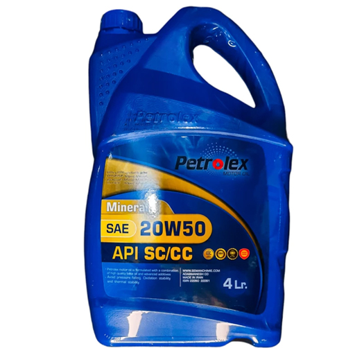 روغن موتور سمن شیمی پترولکس 20w50 sg چهار لیتری