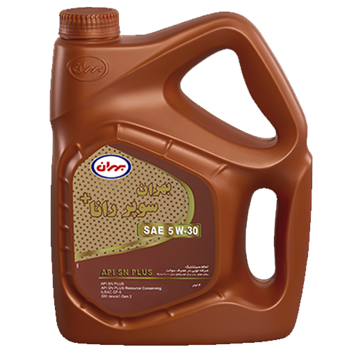 روغن موتور بهران سوپر رانا پلاس 5w30 sn تمام سینتتیک چهار لیتری