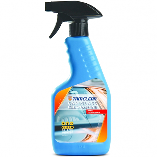 اسپری تمیزکننده و براق کننده شیشه تام کلین نانو مدل TC-480bws حجم 480 میلی لیتری