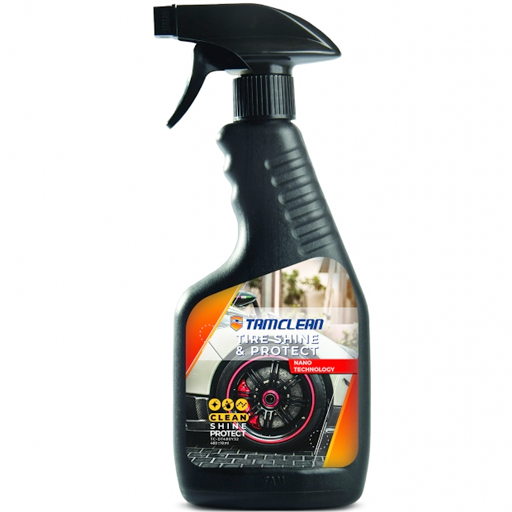 واکس لاستیک خودرو تام کلین مدل TC-DT480Y32 حجم 480 میلی لیتری