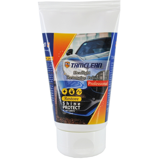 پولیش شفاف کننده چراغ خودرو تام کلین مدل TC-RH120N72 حجم 120 میلی لیتری پولیش شفاف کننده چراغ خودرو تام کلین مدل TC-RH120N72 حجم 120 میلی لیتری