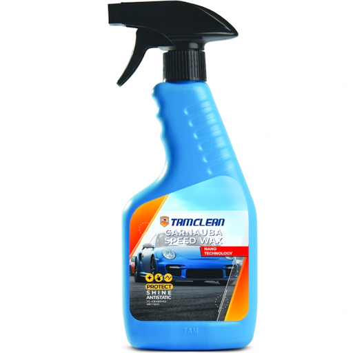 اسپری واکس فوری بدنه خودرو تام کلین مدل TC-CB480Y62 حجم 480 میلی لیتری