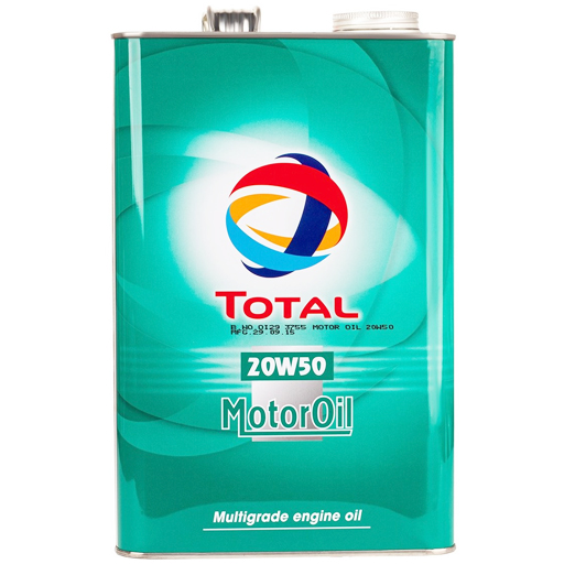 روغن موتور توتال MOTOR OIL 20W50 حجم چهار لیتر روغن موتور توتال MOTOR OIL 20W50 حجم چهار لیتر