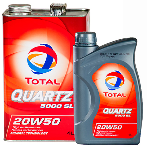 روغن موتور توتال 20W50 SL مدل QUARTZ 5000 حجم پنج لیتر روغن موتور توتال 20W50 SL مدل QUARTZ 5000 حجم پنج لیتر