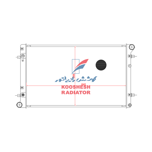 رادیاتور آب برلیانس 320 کوشش رادیاتور اتوماتیک آلومینیومی