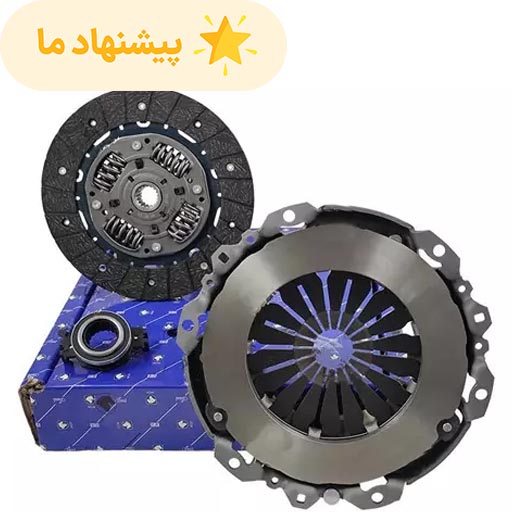 دیسک و صفحه کلاچ پژو 206 تیپ 3 ایساکو با بلبرینگ شرکتی 670301699