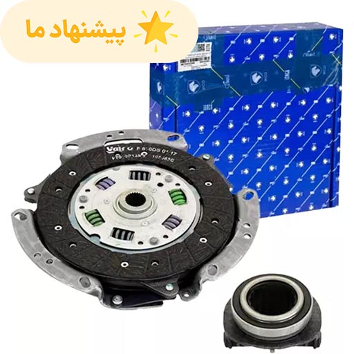دیسک و صفحه کلاچ ال 90 ایساکو با بلبرینگ پری دمپر مکانیزم کابلی موتور K4M کد 670302399