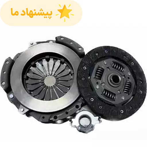 دیسک و صفحه کلاچ پژو 206 ایساکو (پایا کلاچ) با بلبرینگ موتور TU و گیربکس BE کلاچ مفصلی 0670304399
