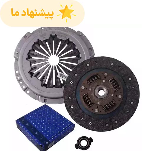 دیسک و صفحه پژو 405 XU7 ایساکو پری دمپر با بلبرینگ چهار فنر دوبل با گیربکس BE کد 0670302999