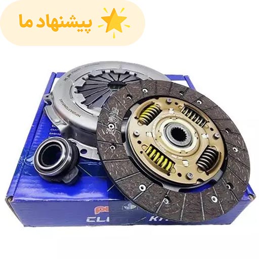 دیسک و صفحه پژو 405 والئو سبز اصلی با بلبرینگ 4 فنر