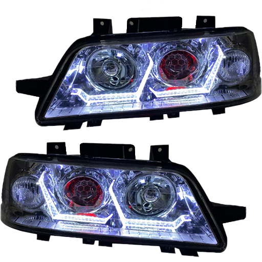 چراغ جلو اسپرت پژو 405 SLX مدرن مدل 3D-I8 داخل فابریک بدون موتور دو عددی