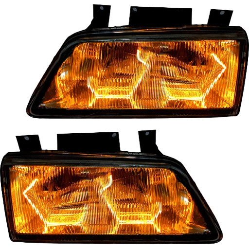 چراغ جلو اسپرت پژو 405 GLX مدرن مدل 3D-I8 انبه ای داخل فابریک بدون موتور دو عددی