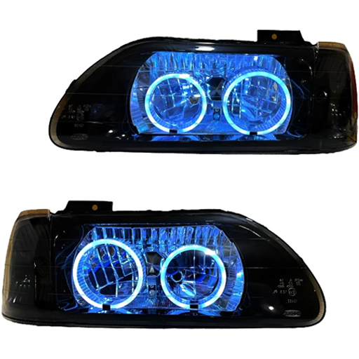 چراغ جلو اسپرت پراید 131 جمع ساز مدل Bmw-3D سفید داخل مشکی بدون موتور دو عددی چراغ جلو اسپرت پراید 131 جمع ساز مدل Bmw-3D سفید داخل مشکی بدون موتور دو عددی