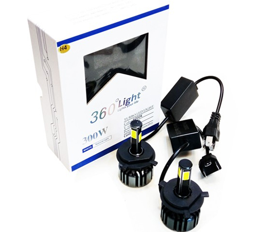 لامپ هدلایت 360 پایه H1 چهار طرفه دو عددی