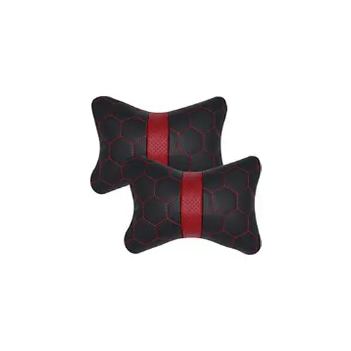 پشت گردنی صندلی سوشیانت طرح ROM چرم دوخت قرمز دو عددی پشت گردنی صندلی سوشیانت طرح ROM چرم دوخت قرمز دو عددی