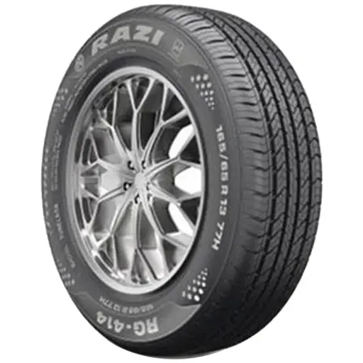 لاستیک رازی سایز 175/60R13 گل RG414 تک حلقه ای