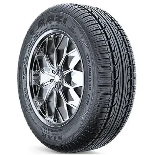 لاستیک رازی سایز 175/60R13 گل RG400 تک حلقه ای