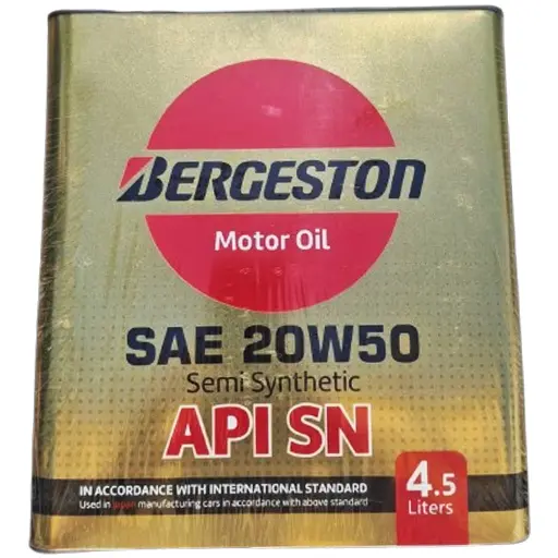 روغن موتور برجستون مدل SN 20W50 حجم 4.5 لیتری