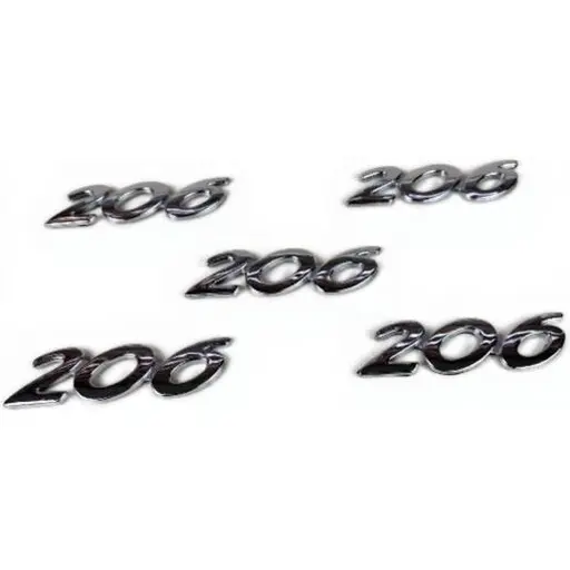 آرم نوشته پژو 206 روی صندوق عقب ایساکو 0030102299