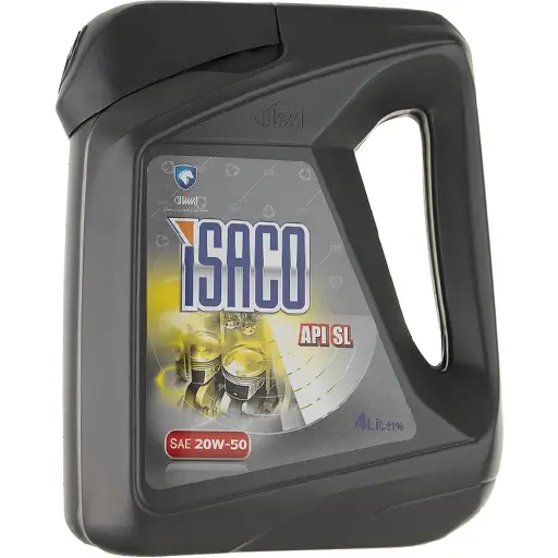 روغن موتور پژو 405 ایساکو 20W50 SL چهار لیتری بهتام 0770701899