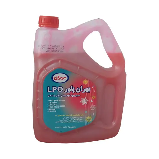 ضد یخ خودرو بهران مدل پلور مناسب خودروهای ژاپنی و کره ای 2500 میلی لیتر