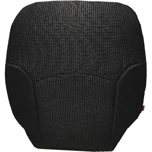 روکش صندلی رانا پلاس هایکو طرح ناتیس چرم و پارچه چهار تکه مشکی طوسی