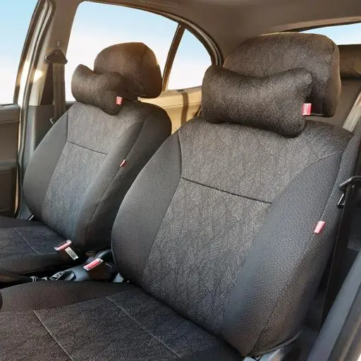 روکش صندلی وانت آریسان هایکو طرح رعد تمام پارچه مشکی