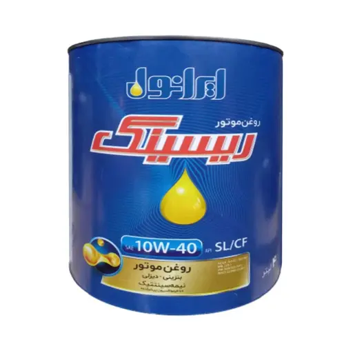 روغن موتور ایرانول ریسینگ 10W40 SL/CF نیمه سنتتیک چهار لیتری