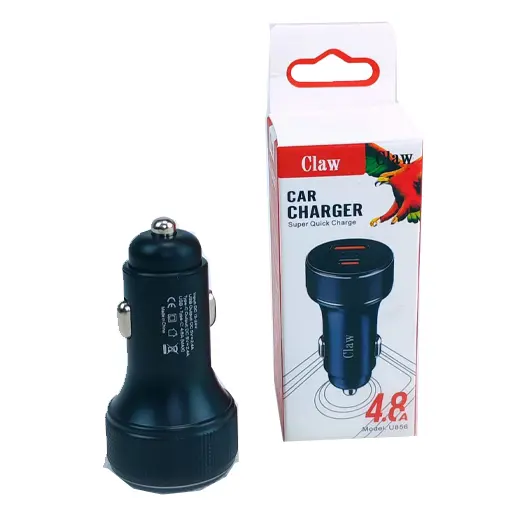 شارژر فندکی کلاو 12 ولت مدل U856