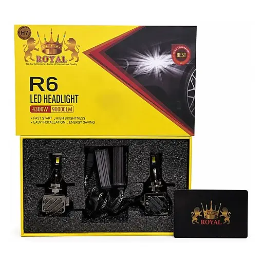 هدلایت رویال مدل R6 پایه H7