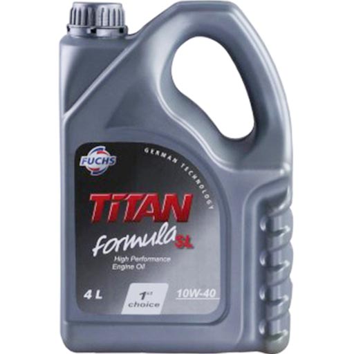 روغن موتور فوکس 10w40 sl مدل titan نیمه سینتتیک حجم چهار لیتر