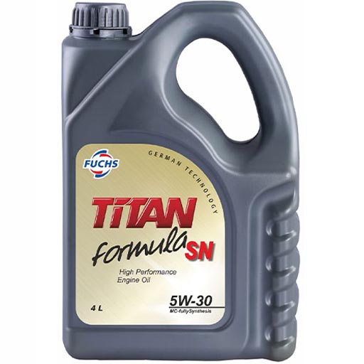 روغن موتور فوکس 5w30 sn مدل titan تمام سینتتیک حجم چهار لیتر
