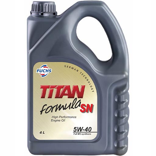 روغن موتور فوکس 5w40 sn مدل titan تمام سینتتیک حجم چهار لیتر