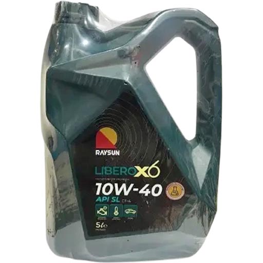روغن موتور ریسان 10w40 sl مدل liberox6 نیمه سینتتیک حجم پنج لیتر