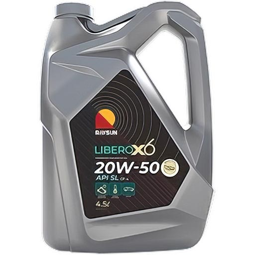 روغن موتور ریسان 20w50 sl مدل liberox6 معدنی حجم چهار و نیم لیتر