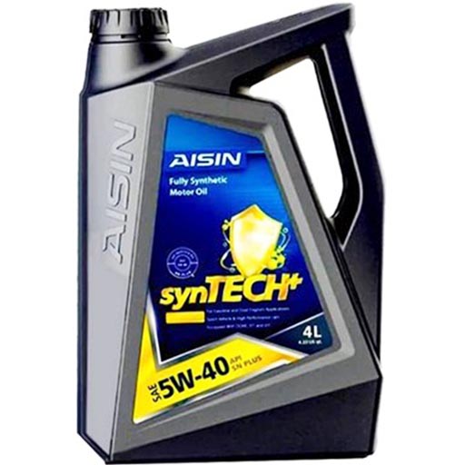 روغن موتور آیسین 5w40 sp مدل syntech+ تمام سینتتیک حجم چهار لیتر