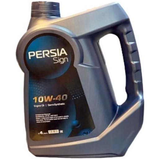 روغن موتور پرشیا ساین 10w40 sl نیمه سینتتیک حجم چهار لیتر