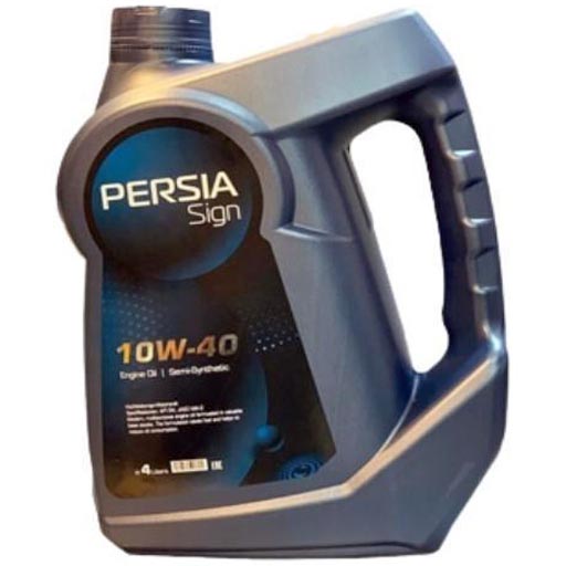 روغن موتور پرشیا ساین 10w40 sn تمام سینتتیک حجم چهار لیتر