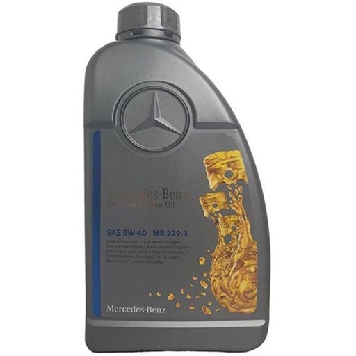 روغن موتور بنز 5w40 sn تمام سینتتیک حجم یک لیتر